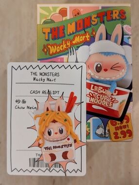 POP MART Labubu THE MONSTERS Wacky Mart Series - Chow Mein